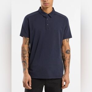 ARC’TERYX Captive Polo Short Sleeve Men’s Size XL Navy Sporty Classic Work